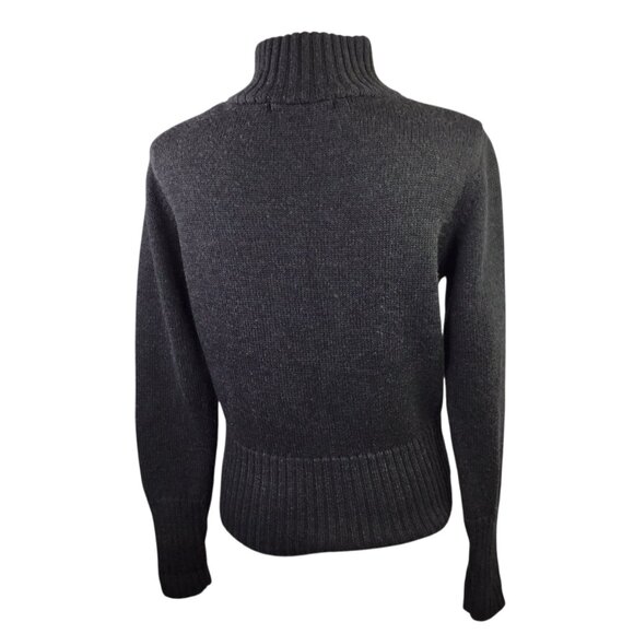 Smartwool 100% Merino Wool Cardigan Sweater Gray Full Zip Women's Size M - Picture 5 of 9